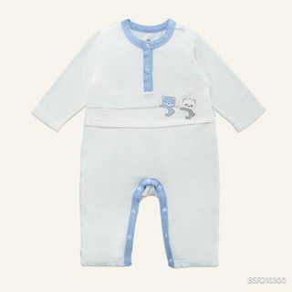 BuBaby BSR210300 Body dài tay cổ trụ cao cấp cho bé trai và bé gái chất liệu mềm mại mỏng nhẹ an toàn trên da bé