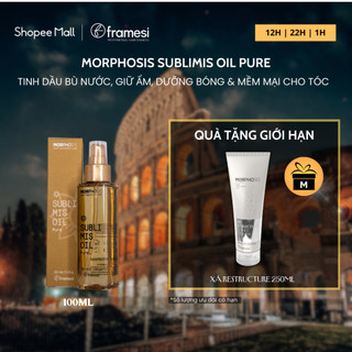 Tinh dầu dưỡng tóc giúp tóc bóng mượt mềm mại, giữ ẩm và phục hồi cho tóc MORPHOSIS SUBLIMIS OIL PURE 100ML