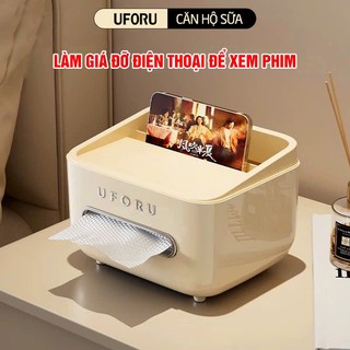 Hộp Đựng Đồ Đa Năng Để Bàn UFORU Để Điều Khiển, Bút Viết, Sổ Tay, Chìa Khóa...Có Gắn Phụ Kiện Trang Trí - UFM755