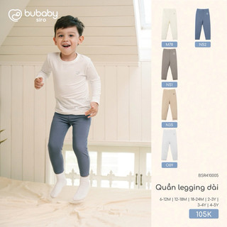 BuBaby BSR410005 Quần  legging dài cao cấp chất liệu mềm mại nhẹ nhành an toàn cho bé trai và bé gái