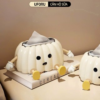 Hộp Giấy Hình Bí Ngô UFORU Có Phụ Kiện Trang Trí Dễ Thương - UFM638