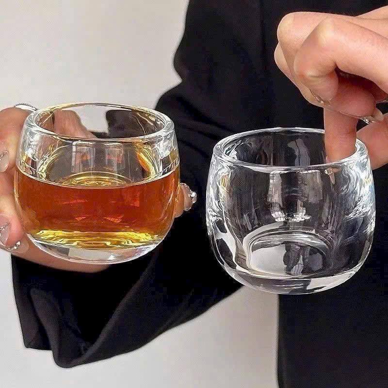 SET 6 CỐC, LY THỦY TINH DÁNG BẦU UỐNG TRÀ SIÊU ĐẸP