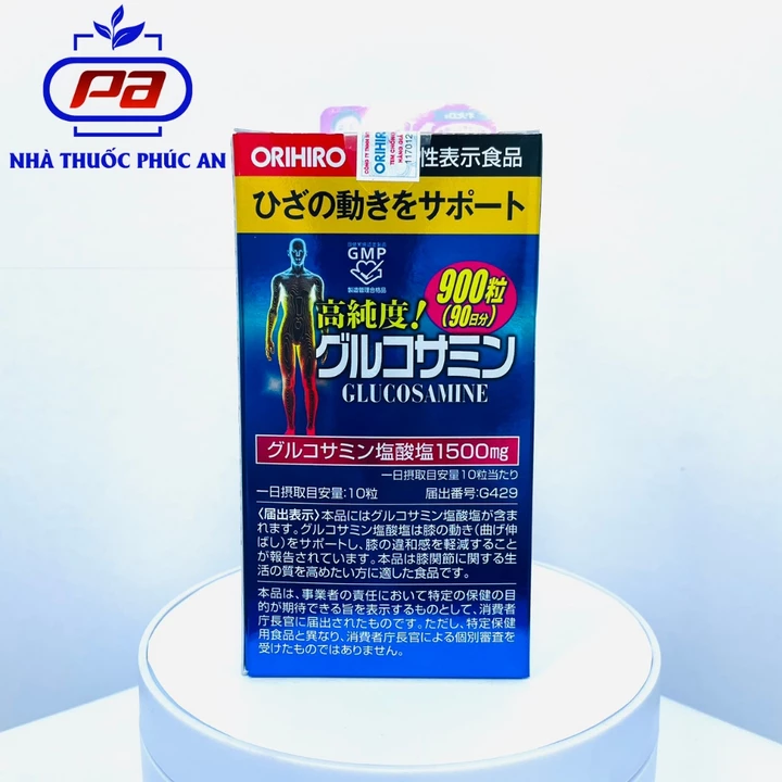 Viên uống bổ sung Glucosamine hỗ trợ xương khớp ORIHIRO Nhật Bản 1500mg 360 - 950 viên – 3