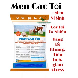 Men Cao Tỏi Cao Cấp Túi 1kg. Men Sống Cao Tỏi Cho Gia Súc, Gia Cầm, Vật Nuôi Tiêu Hóa Tốt - Tăng đề Kháng và Lớn Nhanh.