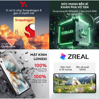 Điện thoại Nubia Z60S PRO I Snapdragon 8 gen 2 6/256 I Màn hình AMOLED I Camera cảm biến Sony - Chính Hãng cao cấp
