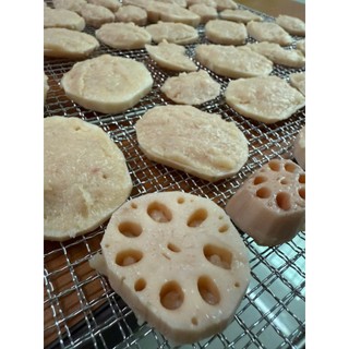 Bành Thưởng Snack Cho Chó Mèo Củ Sen Thịt Gà Sấy Khô Handmand Không Chất Bảo Quản