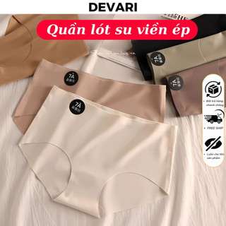 Quần lót nữ su đúc cao cấp cạp vừa tôn dáng gợi cảm, Quần chip nữ kháng khuẩn dáng basic DEVARI L618