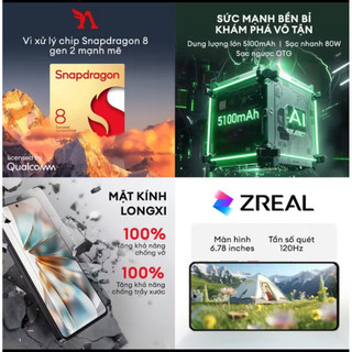 Điện thoại Nubia Z60S PRO I Snapdragon 8 gen 2 12/256GB I  Màn hình AMOLED I Camera cảm biến Sony - Chính Hãng