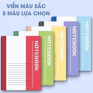 Vở Học Sinh A5 200 Trang Kẻ Ngang - Sổ Ghi Chép Giấy Trắng Mịn, Bìa Cứng, Tiện Lợi Cho Sinh Viên