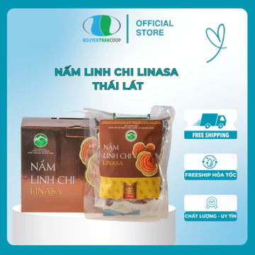 Nấm Linh Chi Lim Xanh LiNaSa (Thát Lát Túi 250g ) - Giải Pháp Bảo Vệ Gan (ĐÃ CÔNG BỐ CHẤT LƯỢNG) | Thảo Dược Nguyễn Trần