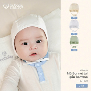 BuBaby BSR210300 Body dài tay cổ trụ cao cấp cho bé trai và bé gái chất liệu mềm mại mỏng nhẹ an toàn trên da bé