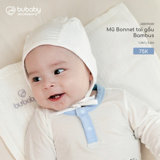 BuBaby BSR210300 Body dài tay cổ trụ cao cấp cho bé trai và bé gái chất liệu mềm mại mỏng nhẹ an toàn trên da bé