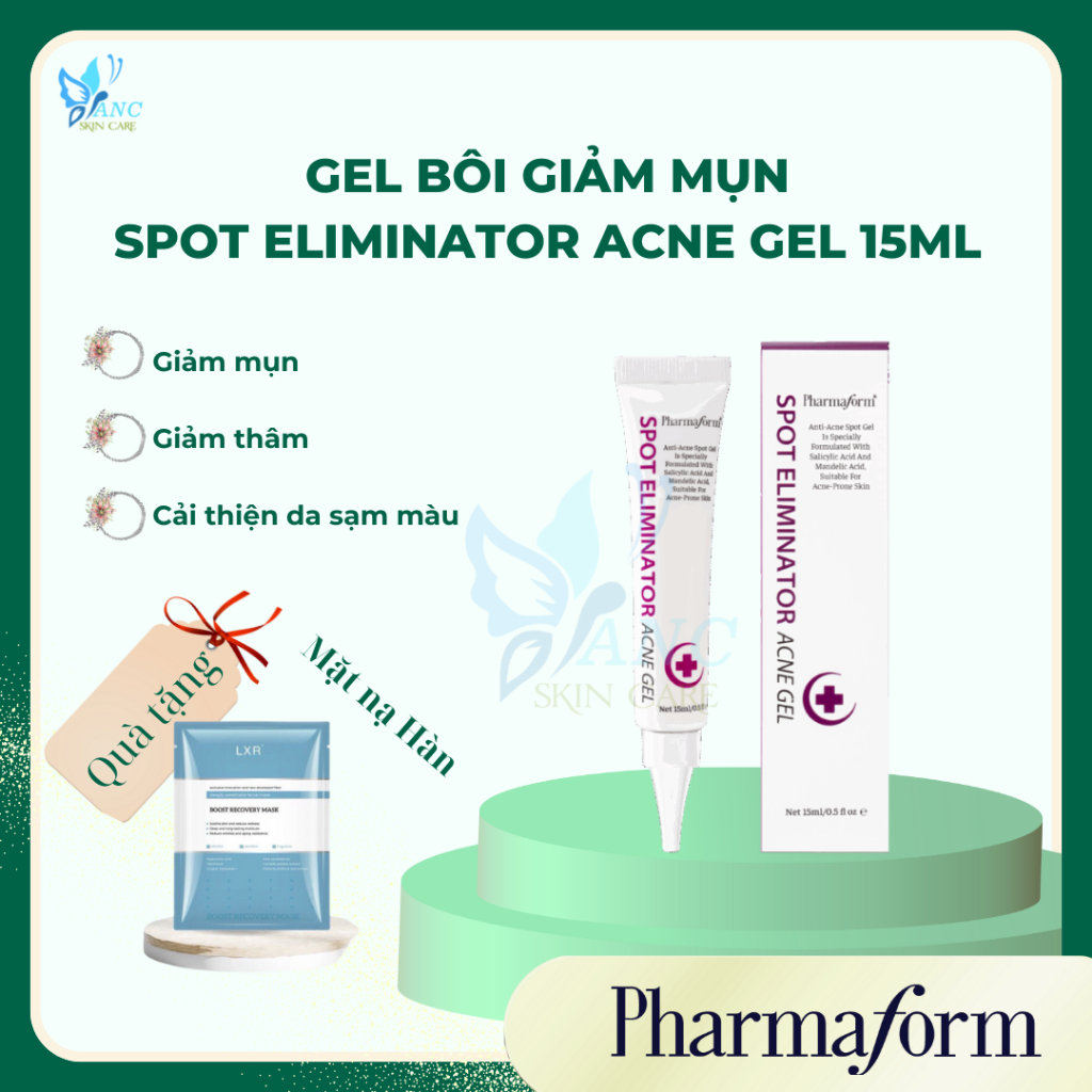 Gel Bôi Giảm Mụn Spot Eliminator Acne Gel 15ml - Giúp Làm Dịu & Mờ Thâm ...
