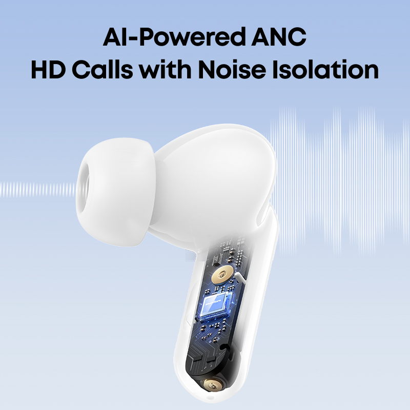 Tai nghe bluetooth soundcore R50i, thời lượng phát tới 30H, nghe gọi rõ ràng và âm trầm cao, chống nước IPX5