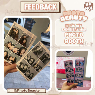 In ảnh Photobooth chất lượng cao theo yêu cầu kích thước 5x15cm, ảnh photobooth photostrip theo sẵn khung Photobeauty.HN