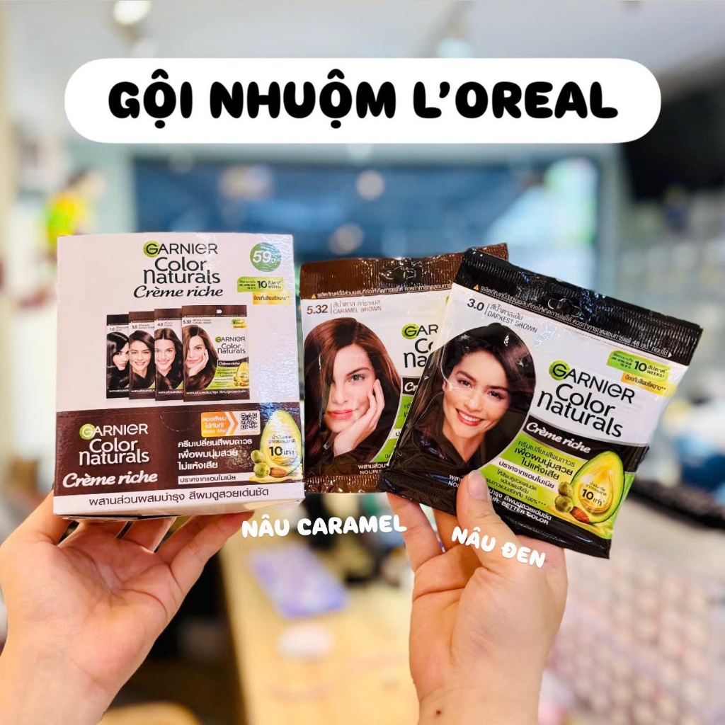 Kem Nhuộm Tóc Chuẩn Màu Garnier Color Naturals Ultra Colors | Shopee