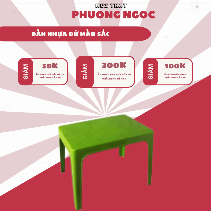 🍽️ BÀN NHỰA ĂN CƠM CAO CẤP – BỀN ĐẸP, TIỆN LỢI CHO MỌI GIA ĐÌNH 🍽️