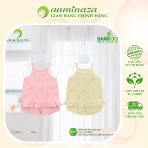 Bộ 2 Dây Bé Gái Hoạ Tiết Dễ Thương Mềm Mịn Co Dãn AMI0394