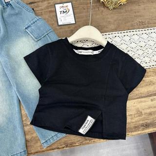 S340- Set áo thun cộc tay phối quần jean túi hộp cho bé gái size từ 8-30Kg