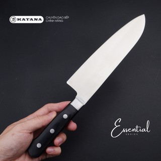 Dao thái đa năng thương hiệu cao cấp KATANA Essential Santoku - KATA201 (180mm)
