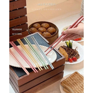 Set 10 Đũa Mickey Hợp Kim – Đũa Không Gỉ, Kháng Khuẩn, Dễ Dùng Cho Gia Đình