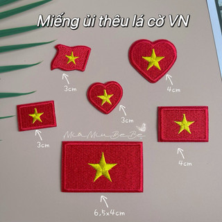 [ PATCH ỦI ] HÌNH CỜ ĐỎ SAO VÀNG CỜ VIỆT NAM