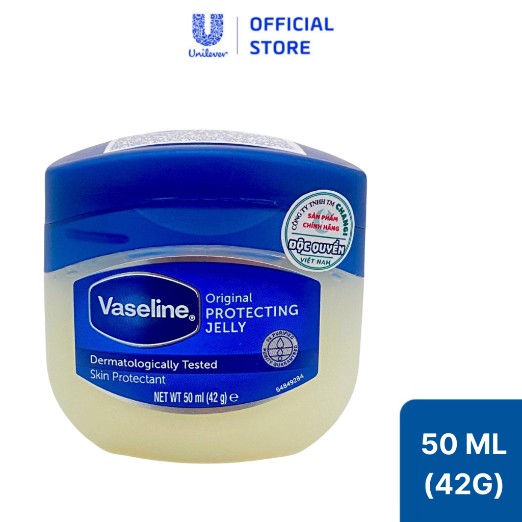 Sáp Vaseline Protecting Jelly dưỡng ẩm 50ml/42g (Tùy chọn Original / Baby / Cacao Butter / Aloe)