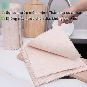SET 10 KHĂN LAU SƠ MƯỚP ĐA NĂNG – SIÊU THẤM HÚT, SẠCH DẦU MỠ, KHÔNG BÁM MÙI
