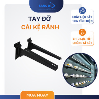 Cặp tay đỡ tầng kệ gỗ bằng sắt cài kệ rãnh,chịu lực tốt,size 10-30cm