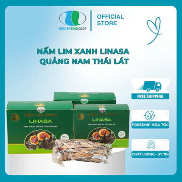 Nấm Lim Xanh Rừng Quảng Nam LiNaSa (100g, 250g, 500g thái lát) - Giải pháp bảo vệ Gan | Thảo Dược Nguyễn Trần