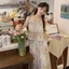 Áo Babydoll Hai Dây Nữ Viền Bèo MCA Hoạ Tiết Hoa Nhí Xinh Xắn A51419