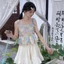 Áo Babydoll Hai Dây Nữ Viền Bèo MCA Hoạ Tiết Hoa Nhí Xinh Xắn A51419