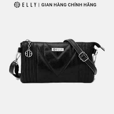 Clutch nữ ELLY EC18 ví cầm tay da bò cao cấp dự tiệc công sở thời trang sang trọng