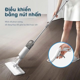 Cây lau nhà phun sương Samono - Bonbox chổi lau nhà thông minh xoay 360 độ không phải khom lưng mẫu cao cấp
