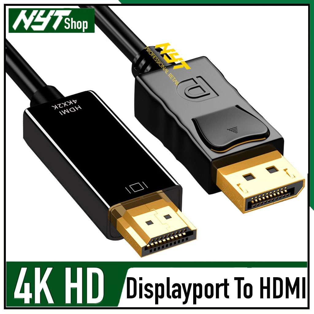 Dây Chuyển Đổi Cổng Displayport Trên Máy Tính Qua Cổng HDMI Trên Màn ...