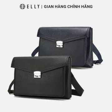 Clutch nam ELLY HOMME ECM17 ví cầm tay da thật cao cấp đeo vai công sở sang trọng