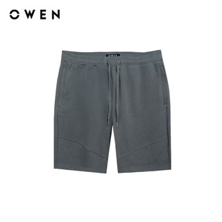 Owen - Quần short Sport Life SN251284 màu Xám đậm chất liệu CVC Spandex