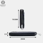 Ví nam da thật ELLY HOMME EVM17 ví cầm tay dáng ngang da thật cao cấp nhiều ngăn — ảnh 3