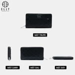 Ví nam da thật ELLY HOMME EVM17 ví cầm tay dáng ngang da thật cao cấp nhiều ngăn — ảnh 5
