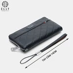 Ví nam da thật ELLY HOMME EVM17 ví cầm tay dáng ngang da thật cao cấp nhiều ngăn — ảnh 2