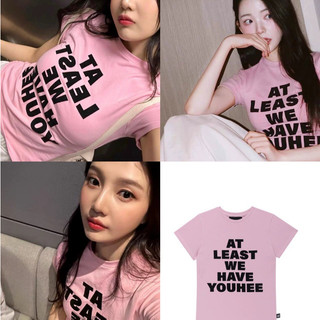 Hàn Quốc YOUHEE ngắn T Flock thư ngắn tay ngọt ngào mát mẻ cô gái mỏng vừa vặn vai ngắn bảng T-shirt đầu nữ sinh vòng cổ