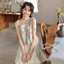 Áo Babydoll Hai Dây Nữ Viền Bèo MCA Hoạ Tiết Hoa Nhí Xinh Xắn A51419