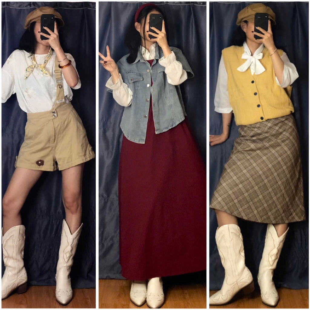 APRIL6 CLOTHING - Set đầm váy vintage ins: april6_clothing [Demo ảnh bìa]