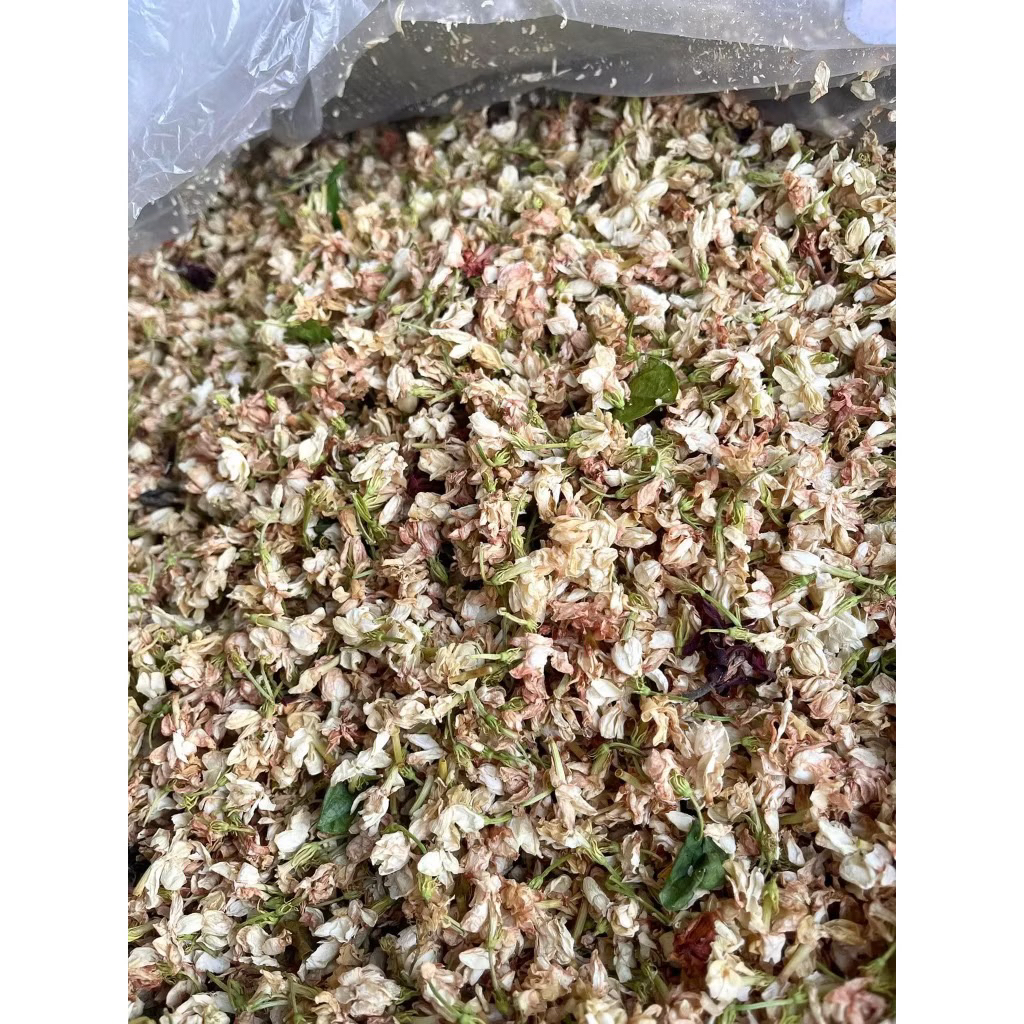 1Kg Trà Hoa Nhài (Hoa Lài) Sấy Khô Nguyên Bông Trắng Đẹp Tự Nhiên Làm Đẹp Da