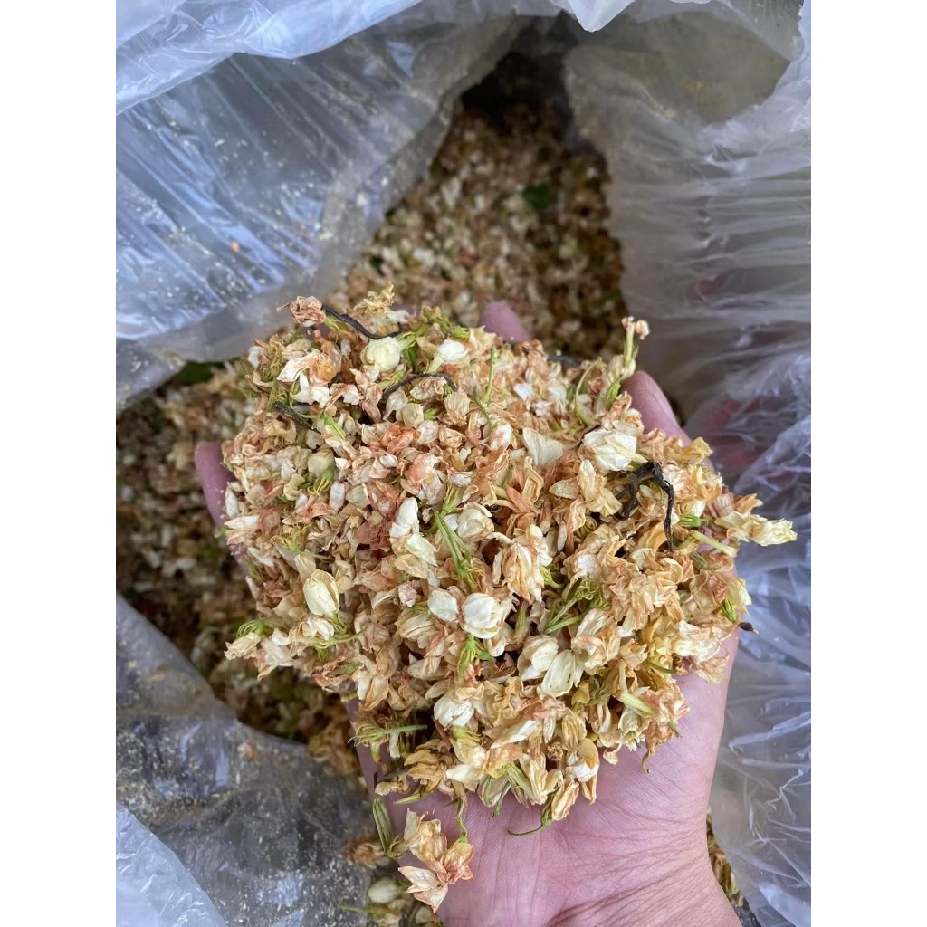 1Kg Trà Hoa Nhài (Hoa Lài) Sấy Khô Nguyên Bông Trắng Đẹp Tự Nhiên Làm Đẹp Da