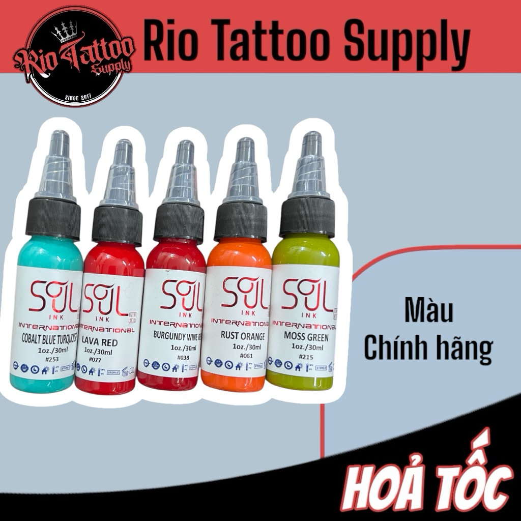 Mực xăm SOUL Ink chính hãng 30ml | Shopee Việt Nam