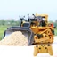 Xe ủi điều khiển từ xa 9 kênh cao cấp yigong pin sạc có đèn pha âm thanh nổ máy, xe máy cày đồ chơi; xe công trình MCT04