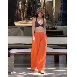 𝗕𝗶𝗻𝗼 𝗣𝗮𝗻𝘁𝘀 - | LY LINEN | Quần Linen ống xuông full chun