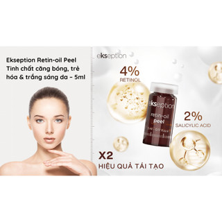 [Dùng thử] Tinh Chất Retin-Oil Peel Ekseption Peel Căng Bóng, Trẻ Hóa Da Ekseption Retin-Oil Peel