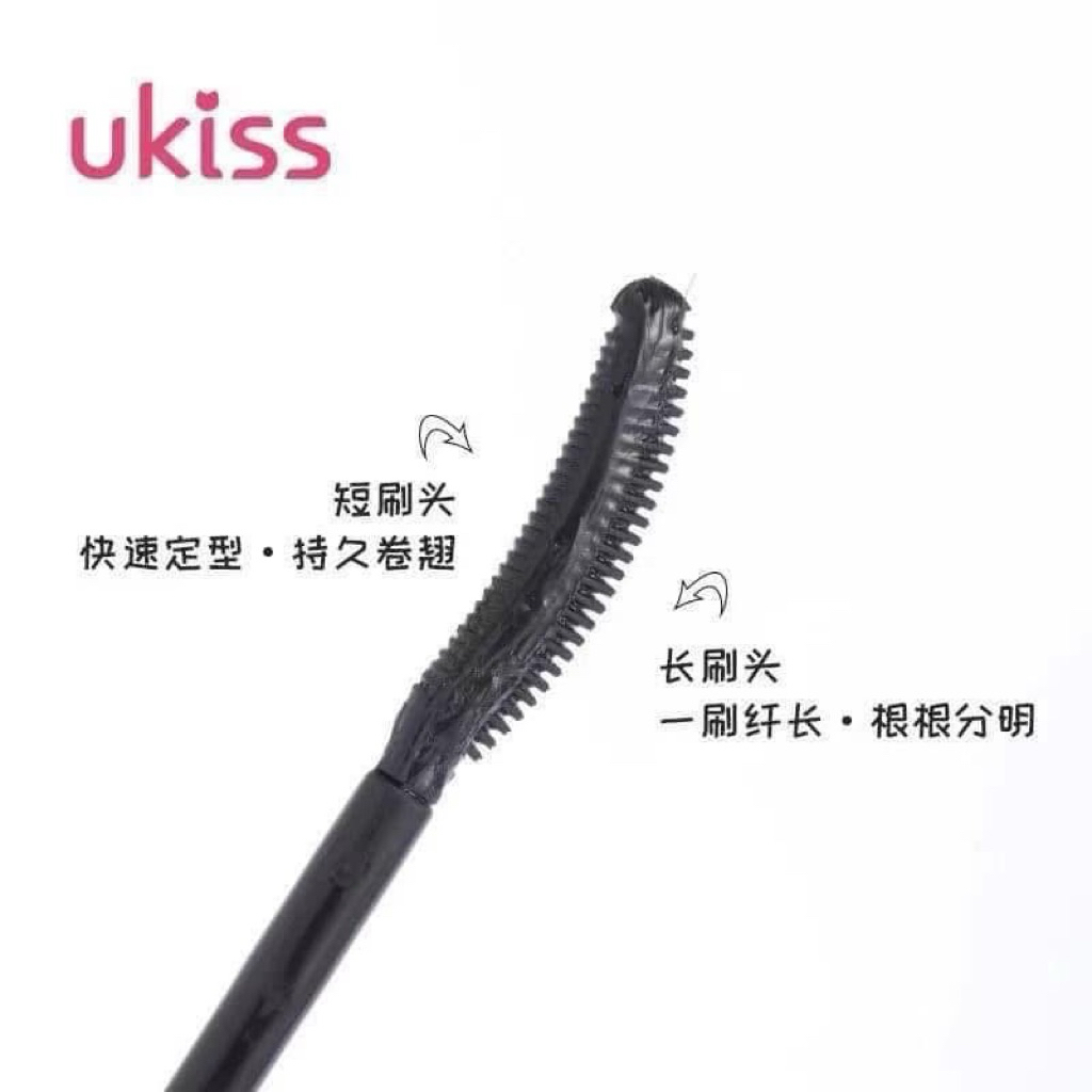 Mascara Ukiss làm dài & cong mi – Chống lem, lâu trôi, tơi mi tự nhiên